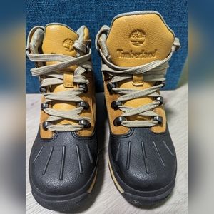 timberland euro hiker boys shell toe boot wheat Nubuck